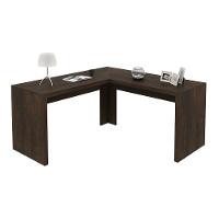 Mesa Angular Para Escritório Home Office Me4116 Mdp Rustico - 3