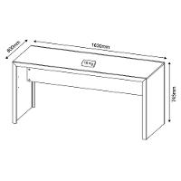 Mesa Para Escritório Home Office Me4109 Mdp Amendoa - 6