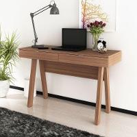 Mesa Escrivaninha Para Escritório Home Office Mdp Amendoa - 7