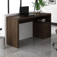 Mesa Com 2 Gavetas Para Escritório Home Office Mdp Rustico