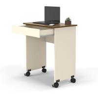 Escrivaninha Com Gaveta Jones Off White Freijó - 5