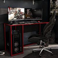 Mesa P/ Computador Notebook Singapura Preto/Vermelho - 6