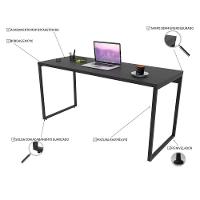Mesa De Escritório Office 150cm Prisma C08 Preto Onix