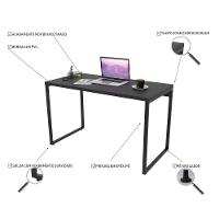 Mesa De Escritório Office 120cm Prisma C08 Preto Onix