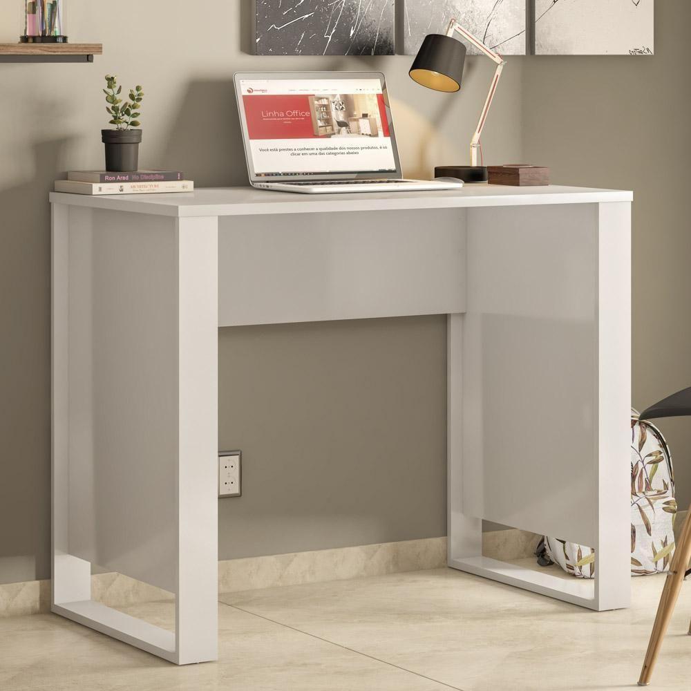 Mesa Para Computador Office Morada D02 Branco - Mpozenato - 3
