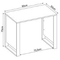 Mesa Para Computador Office Morada D02 Branco - Mpozenato - 2
