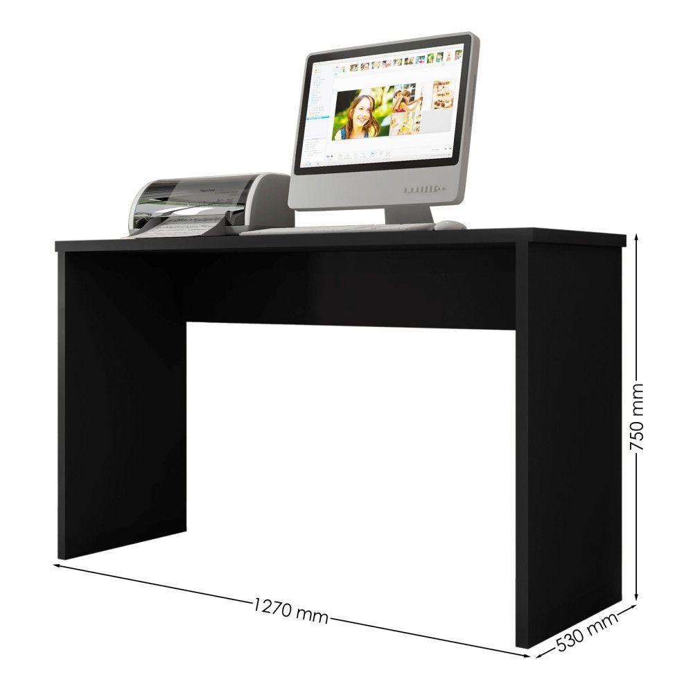 Mesa Para Computador Com Gaveta Jacote Preto - 3