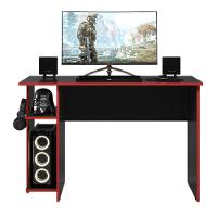 Mesa Gamer Com Suporte De Fone Zalie Preto Vermelho - 2