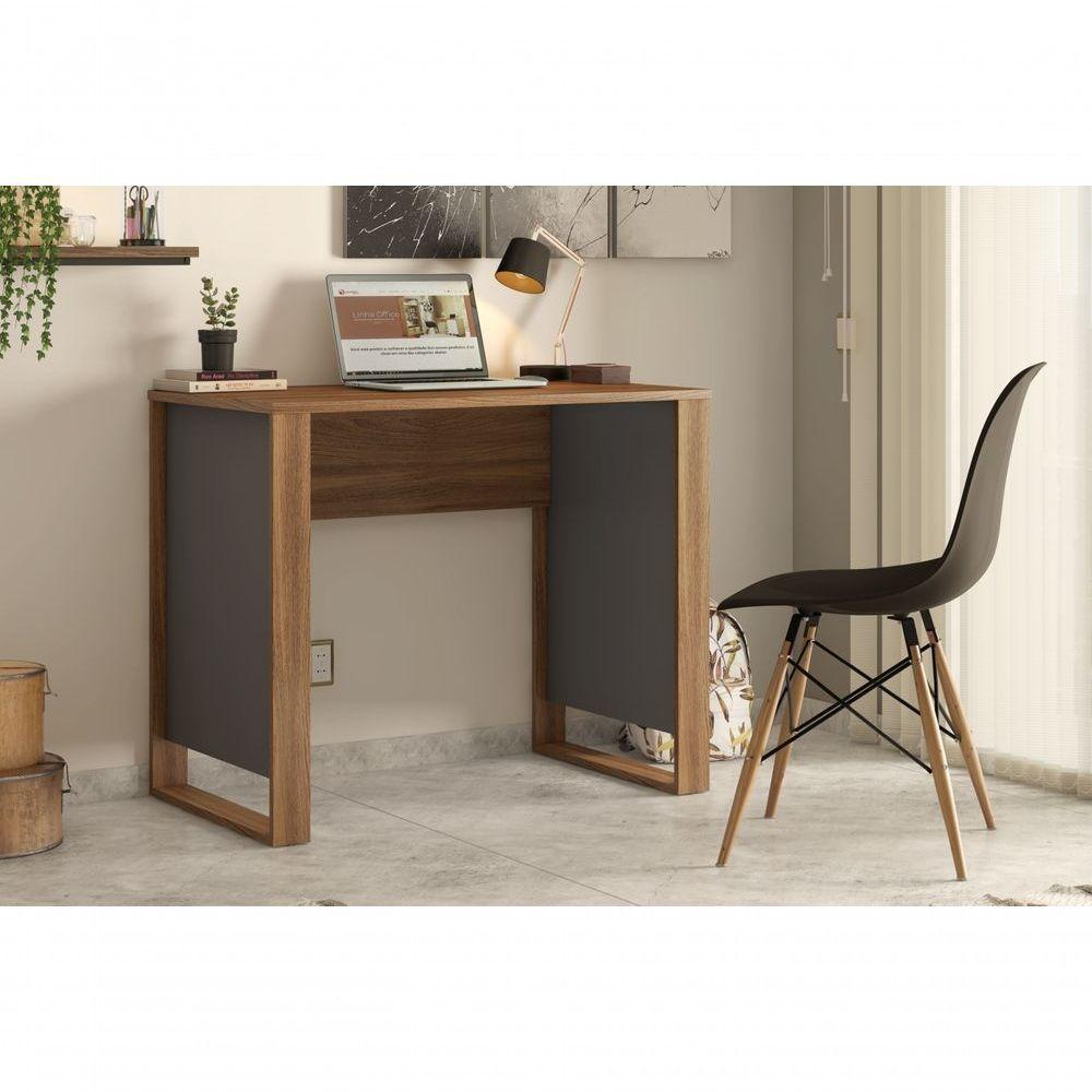 Mesa Para Computador Lewis Amendola Grafito - 2