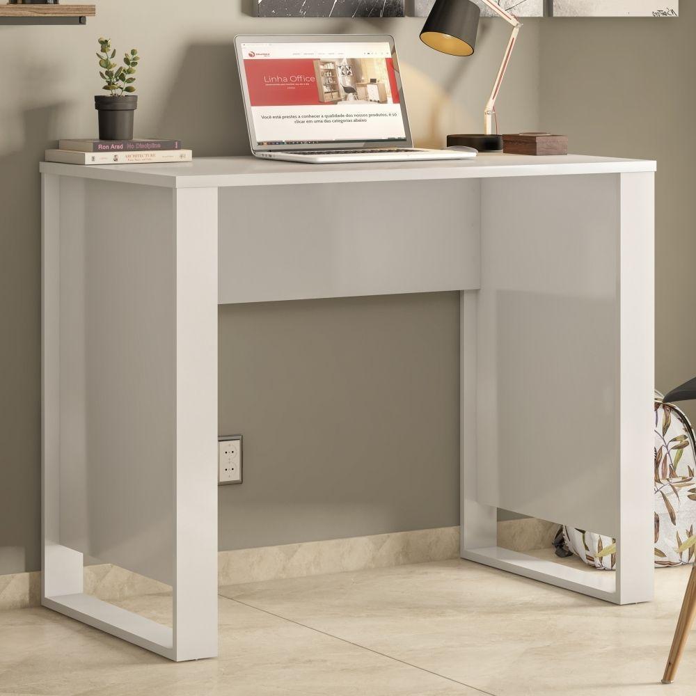 Mesa Para Computador Lewis Branco - 1