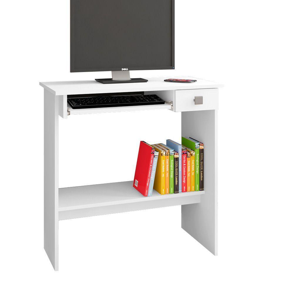 Mesa Para Computador 1 Gaveta Branco 891 - 1