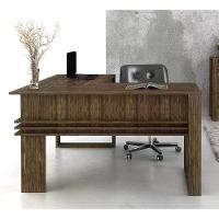 Mesa Escrivaninha Angular Para Escritorio Me4145 Nogal