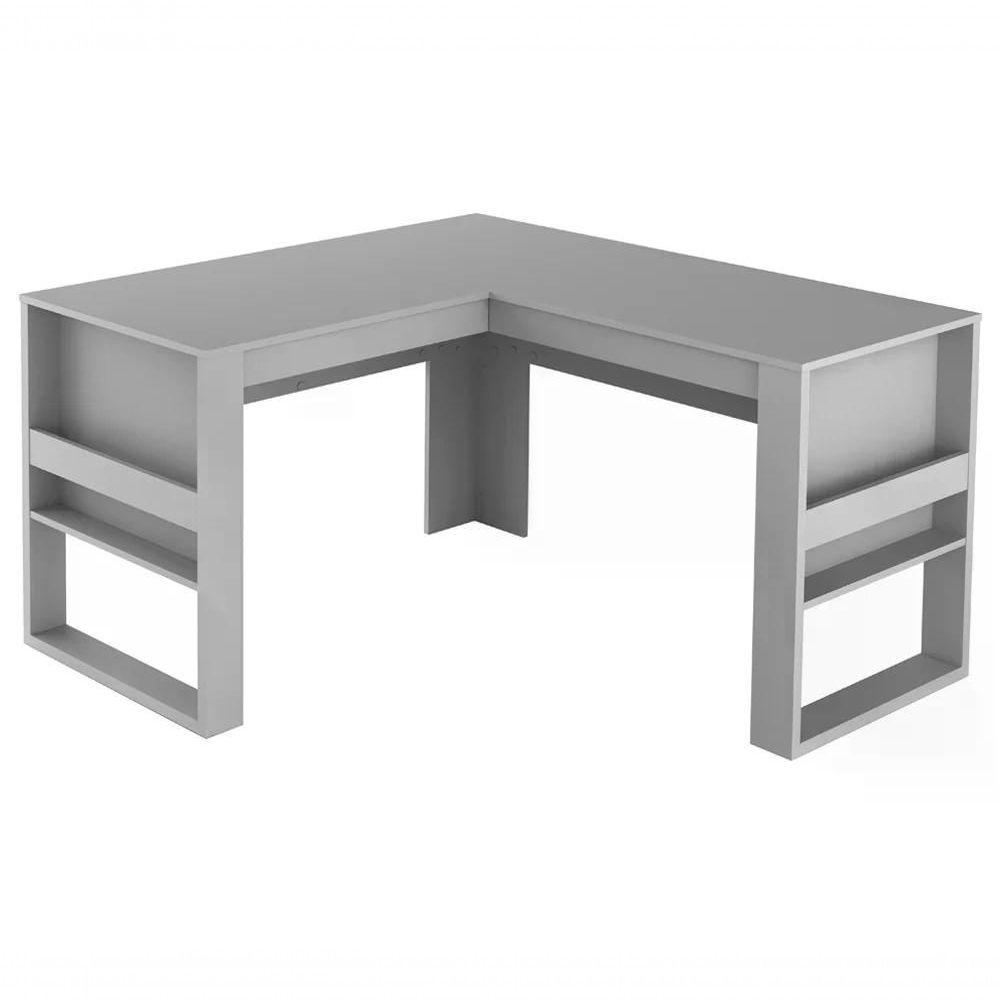 Mesa Escrivaninha Angular Para Escritorio Me4145 Branco - 7