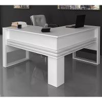 Mesa Escrivaninha Angular Para Escritorio Me4145 Branco - 1