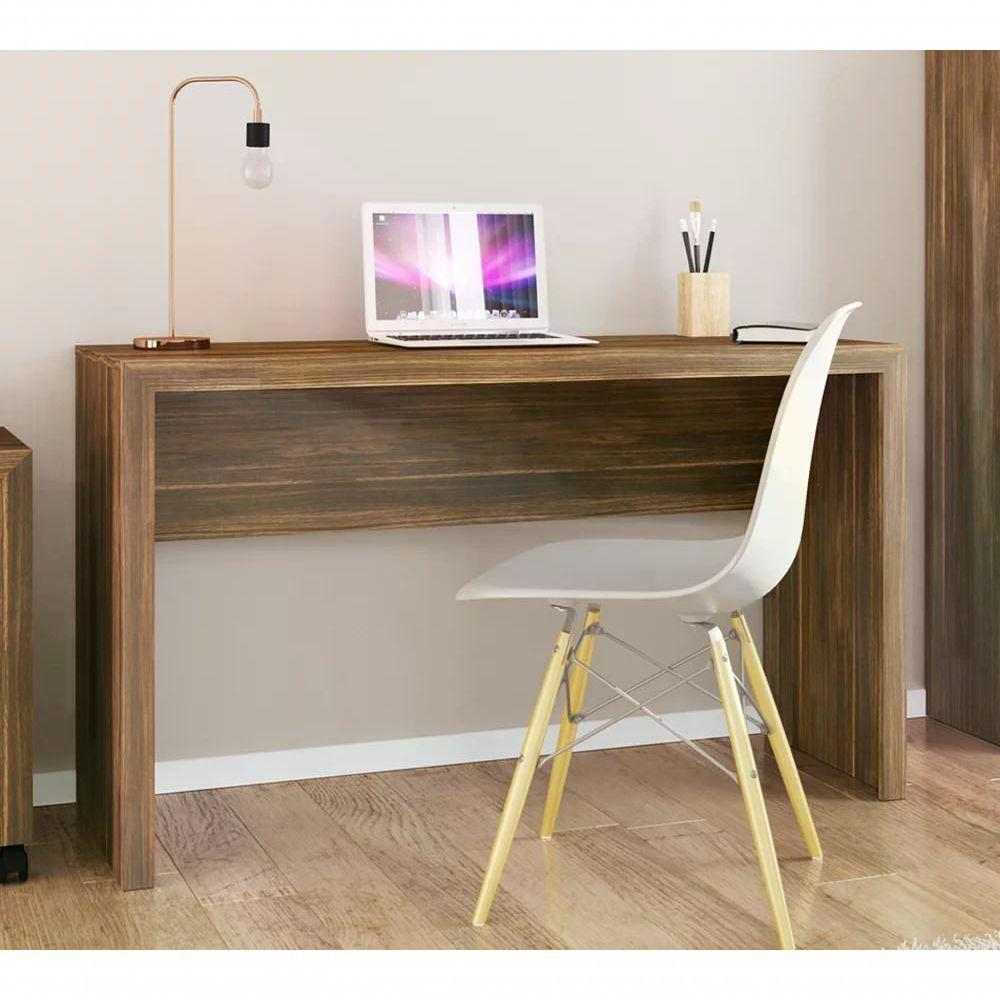 Mesa Escrivaninha Para Escritorio Me4135 Nogal Nogal - 7