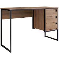 Escrivaninha Estilo Industrial 3 Gavetas Mel Pp Mel - 1