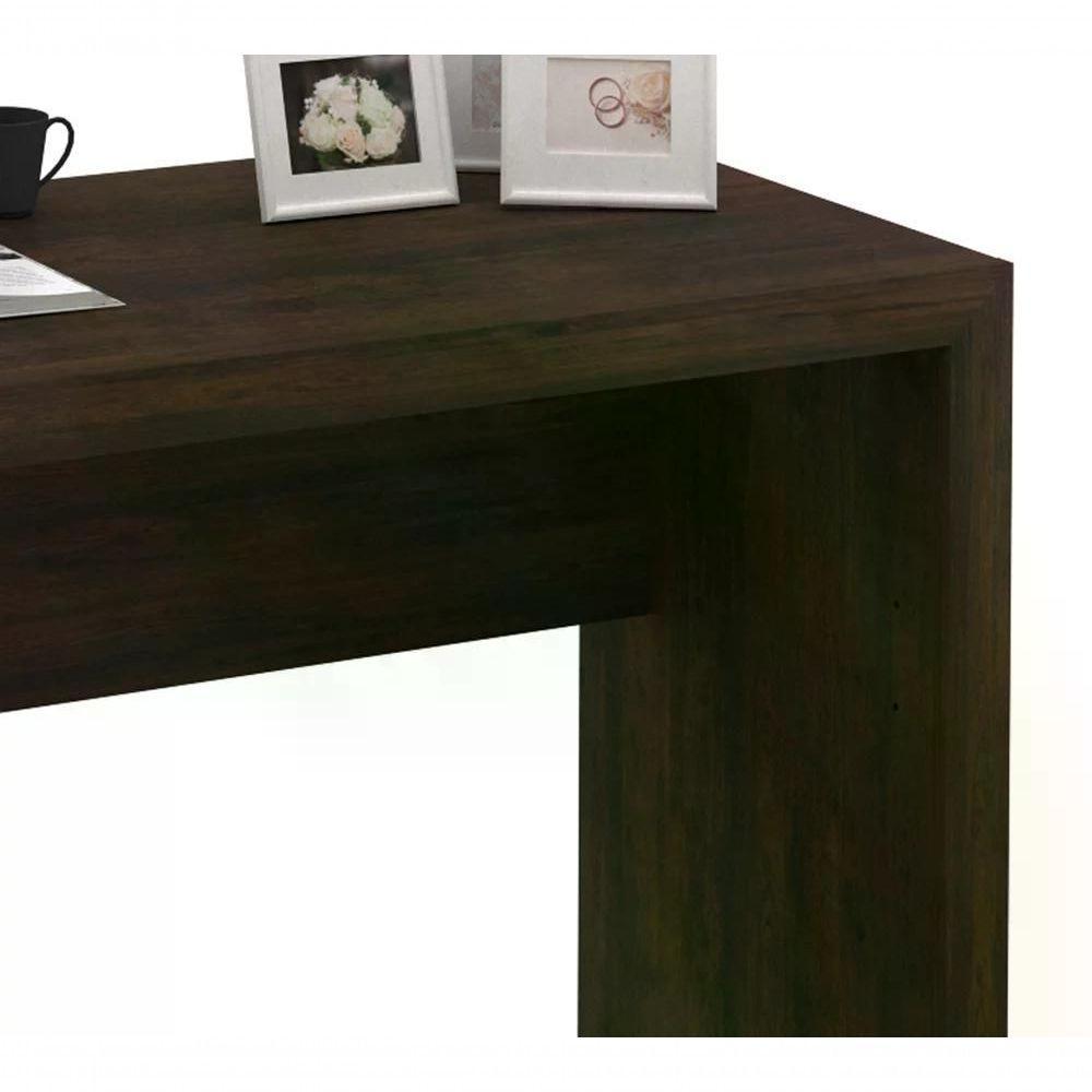 Mesa Escrivaninha Para Escritorio Me4135 Rustico Rustico - 7