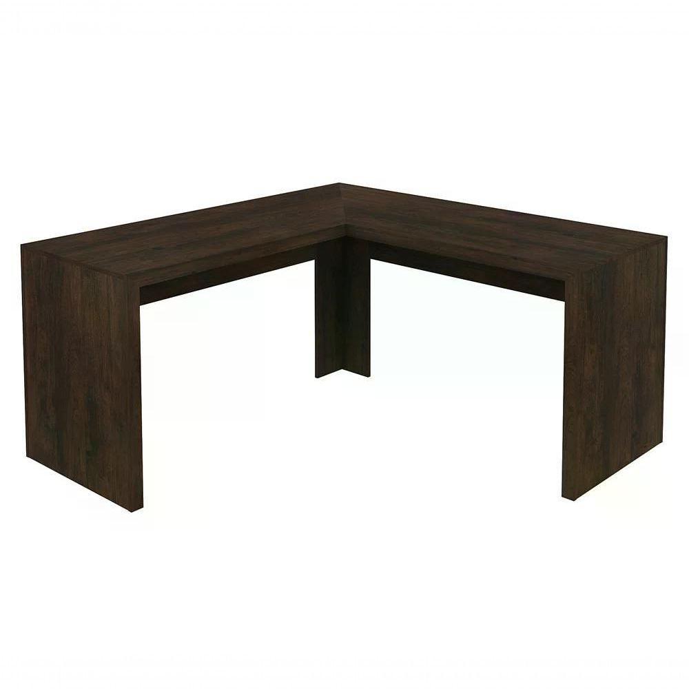 Escrivaninha Para Escritorio Angular Me4116 Rustico Rustico - 1