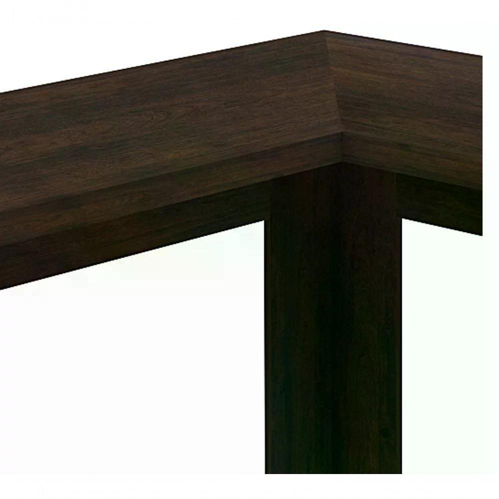 Escrivaninha Para Escritorio Angular Me4116 Rustico Rustico - 3