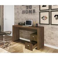 Mesa Para Computador / Escritorio 2 Gavetas Me4130 Nogal