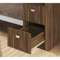 Mesa Para Computador / Escritorio 2 Gavetas Me4130 Nogal - 13