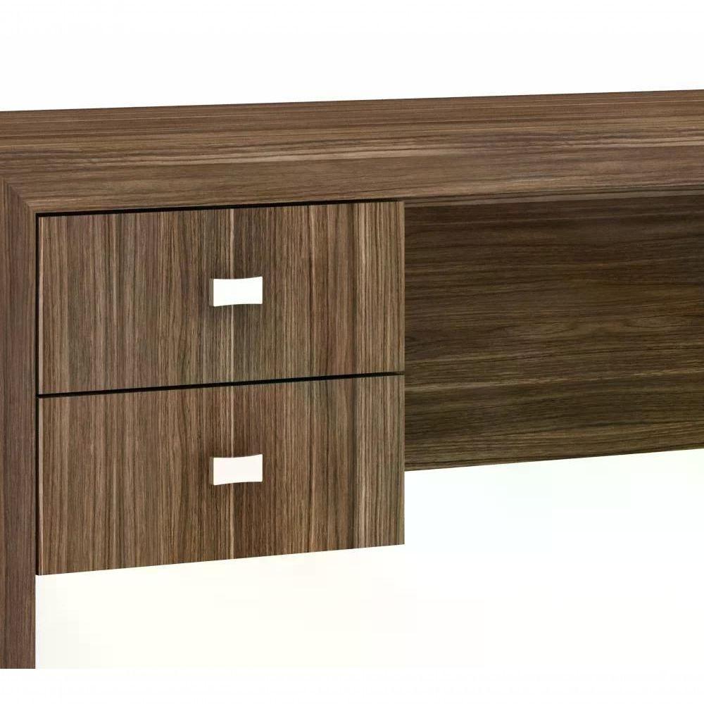 Mesa Para Computador / Escritorio Me4123 Nogal Nogal - 5