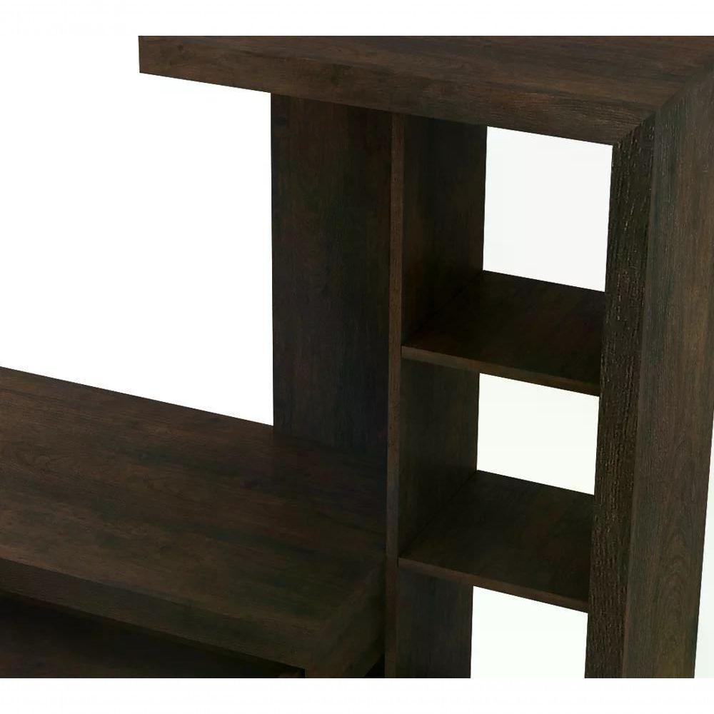 Escrivaninha Para Computador Com Armário Me4143 Rustico - 3