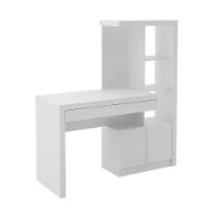 Escrivaninha Para Computador Com Armário Me4143 Branco - 8