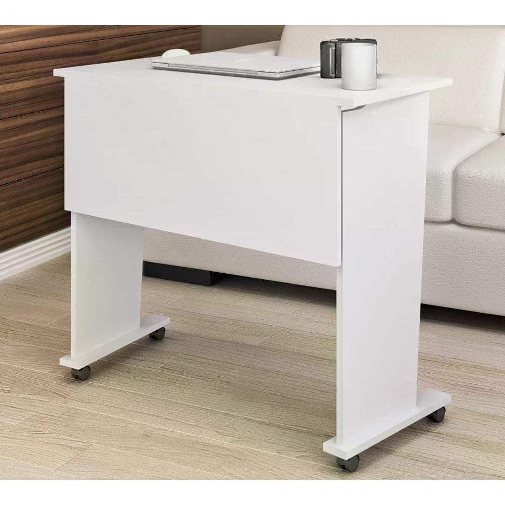 Mesa Multi Dobravel Para Notebook Me4117 Branco Branco - 4