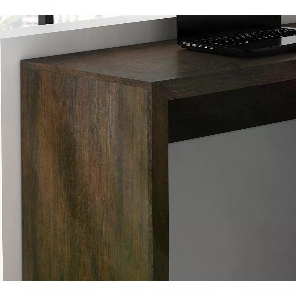 Mesa Para Computador / Escritorio 2 Gavetas Me4130 Rustico - 4