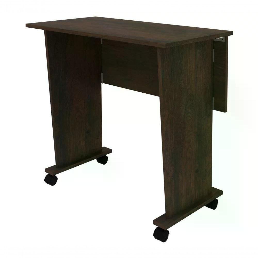 Mesa Multiuso Dobravel Para Notebook Me4117 Rustico Rustico - 1