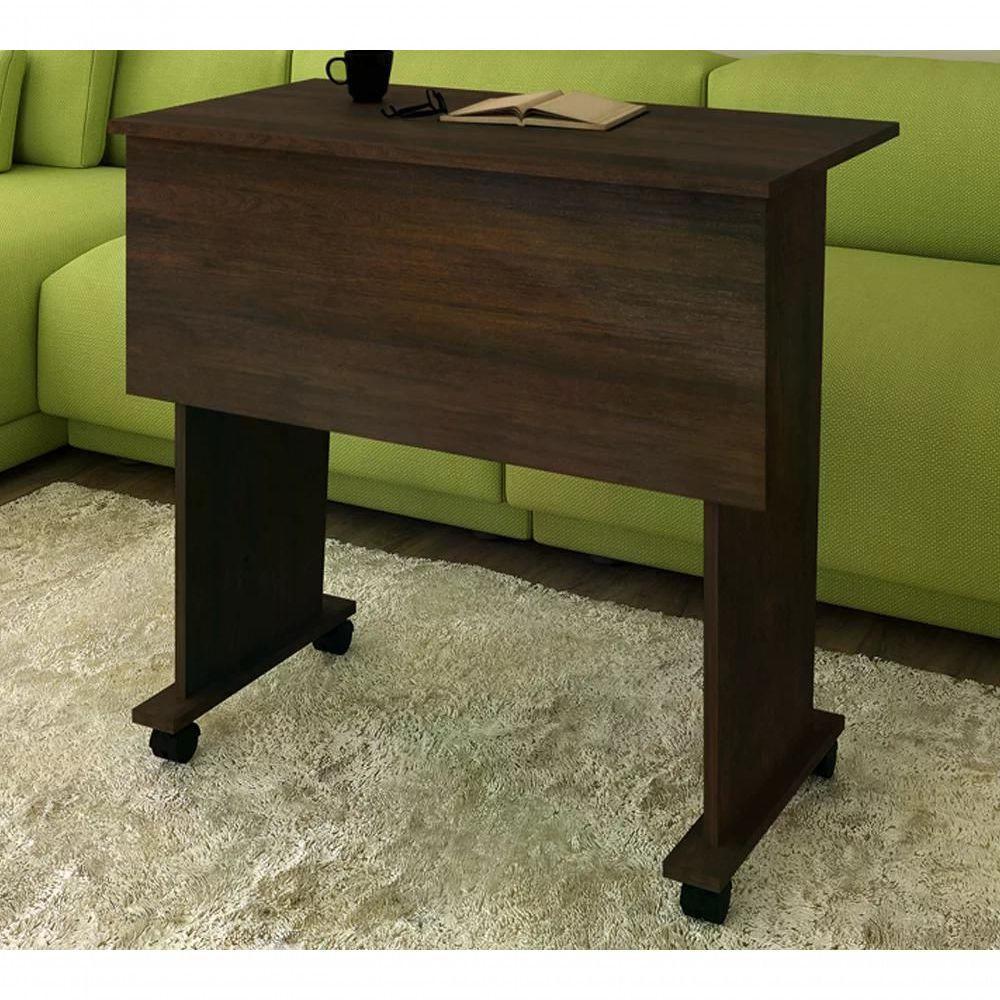 Mesa Multiuso Dobravel Para Notebook Me4117 Rustico Rustico - 5