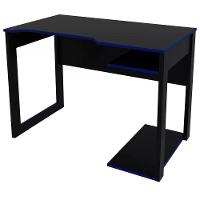 Mesa Para Computador Gamer Me4161 Preto Azul Preto Azul - 15