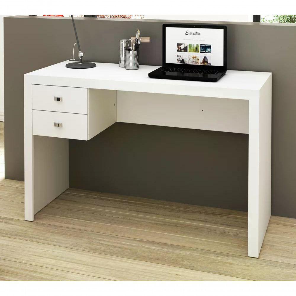 Mesa Para Computador / Escritorio Me4123 Branco Branco - 6