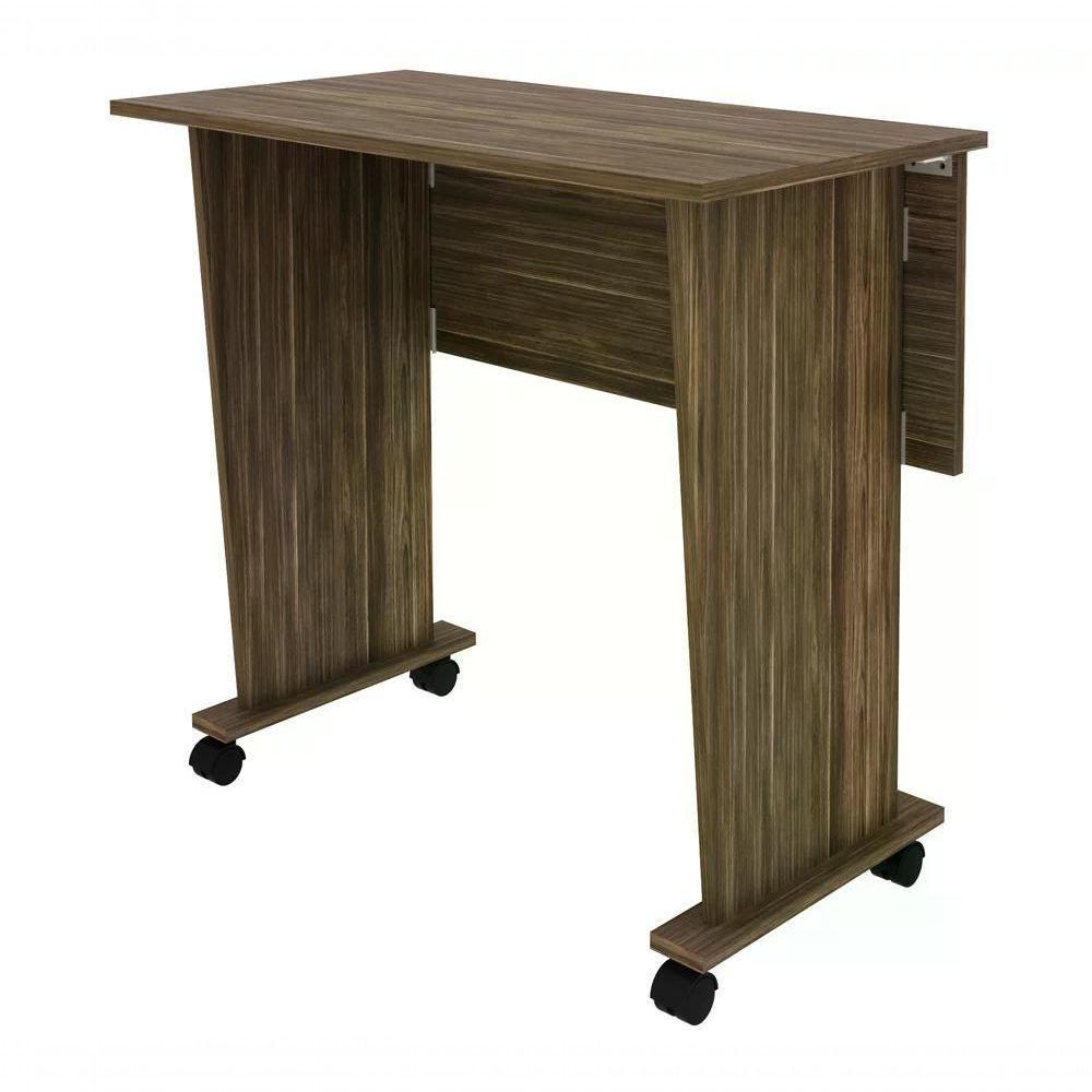 Mesa Multiuso Dobravel Para Notebook Me4117 Nogal Nogal - 1