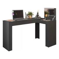 Penteadeira Escrivaninha Preto Com Espelho St Plus Preto - 1