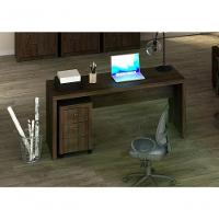 Escrivaninha Para Escritório Me4109 Rustico Rustico - 3