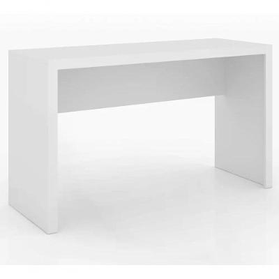 Mesa Escrivaninha para Escritório Retangular Me4135 MDF 127cm Branco Fosco