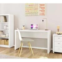 Mesa Escrivaninha Para Escritorio Me4135 Branco Branco