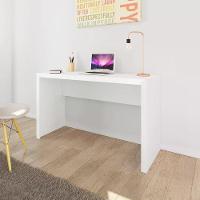 Mesa Escrivaninha Para Escritorio Me4135 Branco Branco - 7