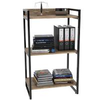 Kit Mesa Para Escritório Com Estante 150 Cm Carvalho - 6