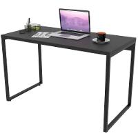 Kit Mesa Para Escritório Com Estante 120 Cm Preto Onix - 7