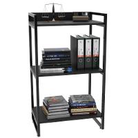 Kit Mesa Para Escritório Com Estante 120 Cm Preto Onix - 6