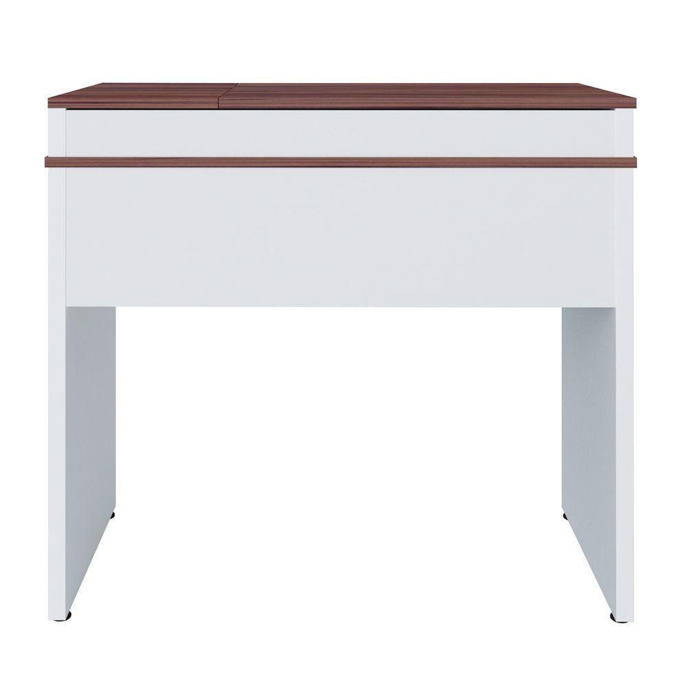 Mesa Para Escritório Escrivaninha Mind A02 Ipê Branco - 3