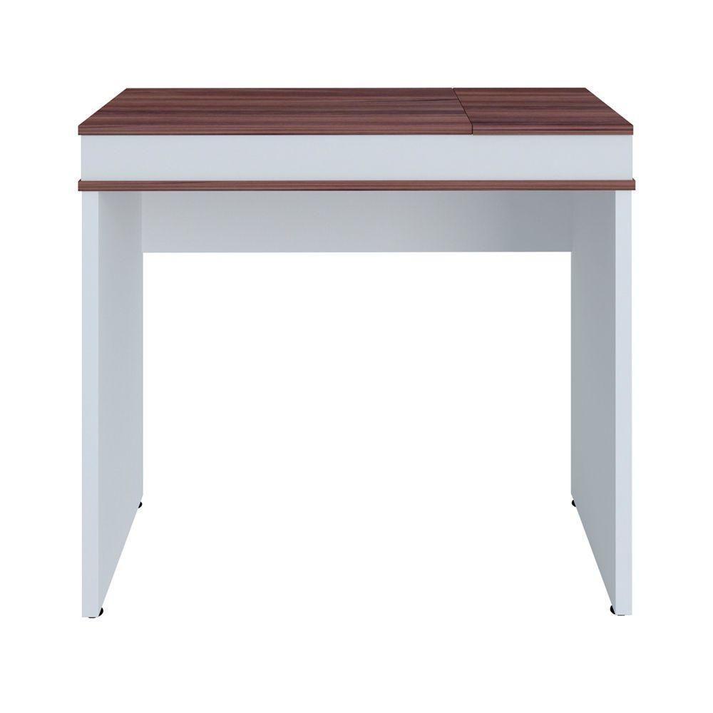 Mesa Para Escritório Escrivaninha Mind A02 Ipê Branco - 6