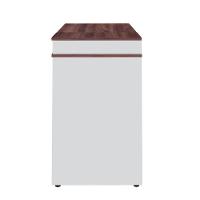 Mesa Para Escritório Escrivaninha Mind A02 Ipê Branco