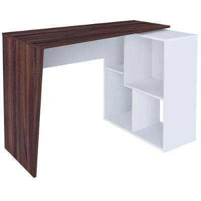 Mesa para Escritório em l Urban A02 Moderno MDF 110cm Branco