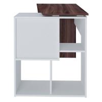 Mesa Para Escritório Escrivaninha Urban A02 Ipê Branco - 2