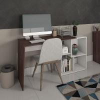 Mesa Para Escritório Escrivaninha Urban A02 Ipê Branco - 8