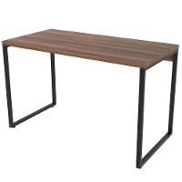 Mesa Para Escritório Estilo Industrial 120 Cm Nogal - 3